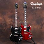 Epiphone G400 PRO 升级版 可切单 SG 恶魔之角 电吉他