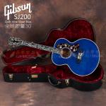 吉普森Gibson SJ200 Viper Blue民谣吉他 限量30