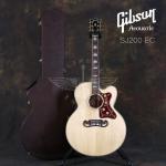 吉普森Gibson SJ200EC 缺角全单电箱吉他